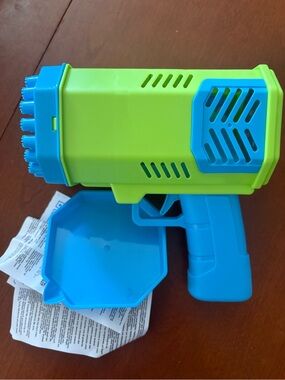 Kids Foam Dart Blaster - Blue & Lime Green